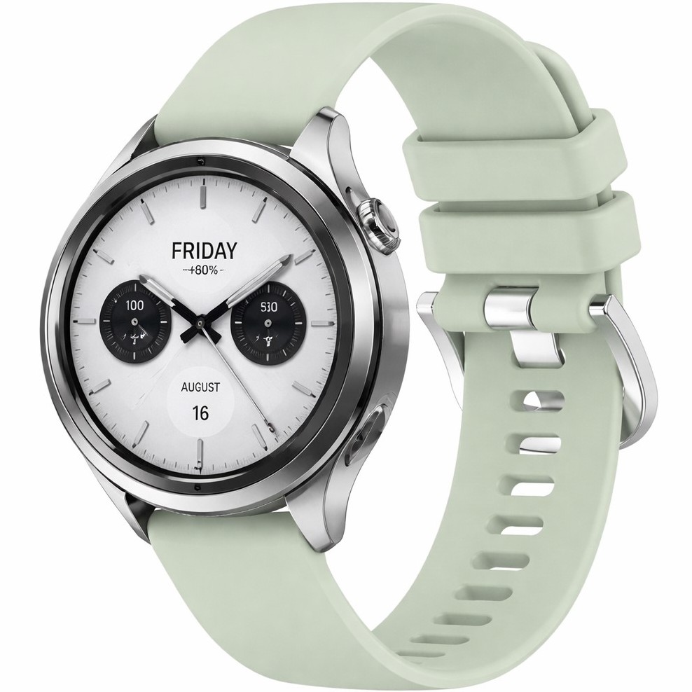 Ремешок BECOVER для Xiaomi Watch S4 47mm (22mm) Light Green (715152) Тип ремешок