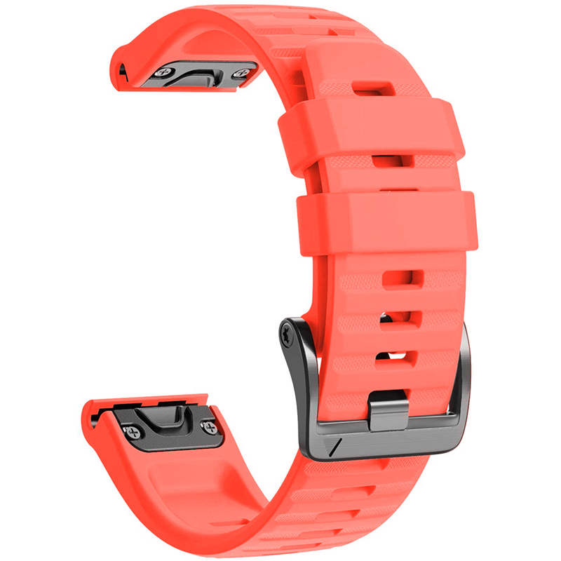 Ремешок ArmorStandart Silicone для Garmin 26mm Coral Red (ARM87729) Материал силикон