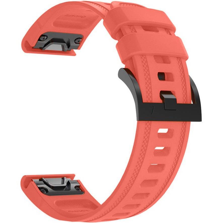 Ремінець ArmorStandart Silicone для Garmin 20mm Coral Red (ARM87730) Сумісність за моделлю Garmin Fenix 5s