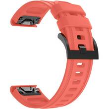 Ремінець ArmorStandart Silicone для Garmin 20mm Coral Red (ARM87730)