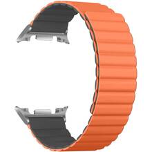 Ремешок ArmorStandart Samsung Galaxy Watch 8 / 8 Classic Orange Grey Silver Connector (ARM89080)