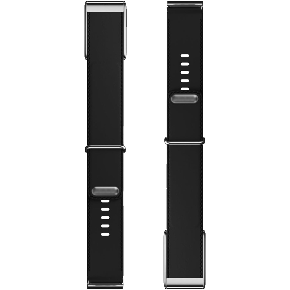 Ремешок ARMORSTANDART Leather Loop для Whoop 5.0 / MG Black with Siver (ARM90087) Тип ремешок