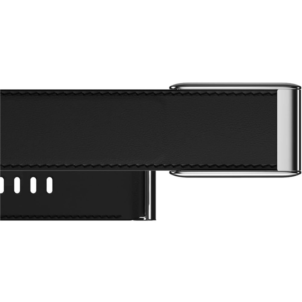 Ремешок ARMORSTANDART Leather Loop для Whoop 5.0 / MG Black with Siver (ARM90087) Совместимость по модели Whoop MG