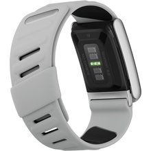 Ремінець ARMORSTANDART Silicone Tech для Whoop 5.0 / MG Grey with Silver (ARM90097)