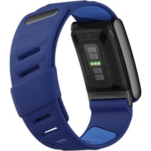 Ремінець ARMORSTANDART Silicone Tech для Whoop 5.0 / MG Dark Blue with Black (ARM90100)