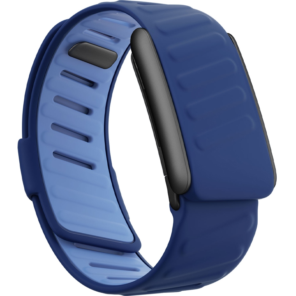 Ремінець ARMORSTANDART Silicone Tech для Whoop 5.0 / MG Dark Blue with Black (ARM90100)