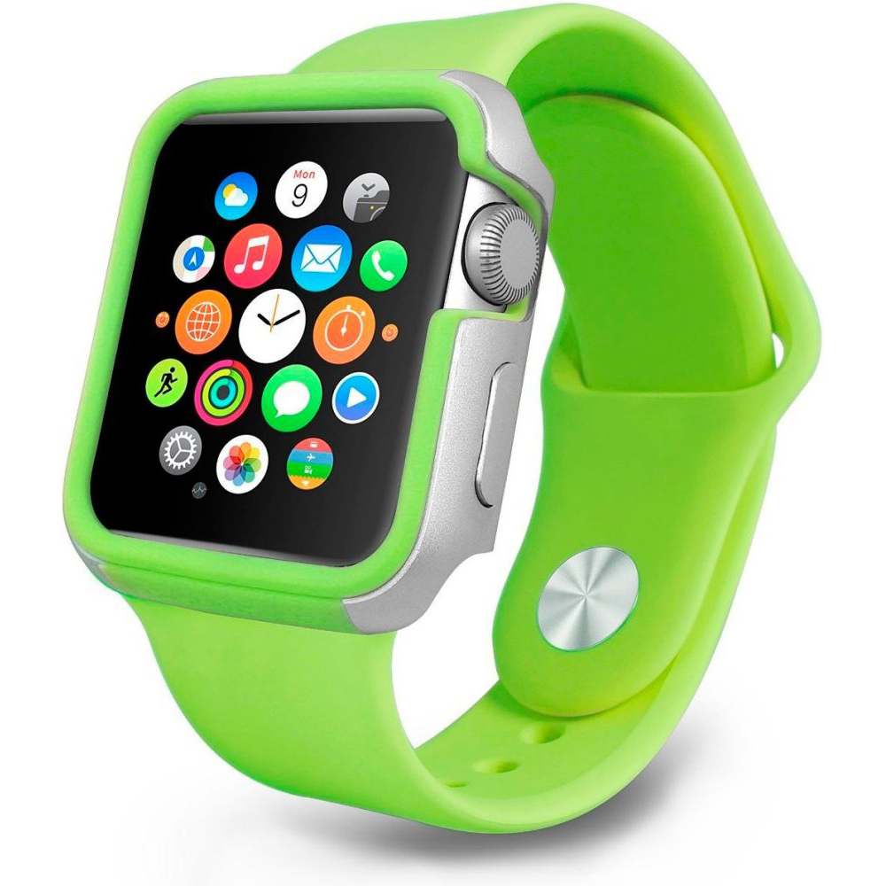 Чехол OZAKI O!coat Shockband Case Apple Watch 38 мм Green (OC620GN)