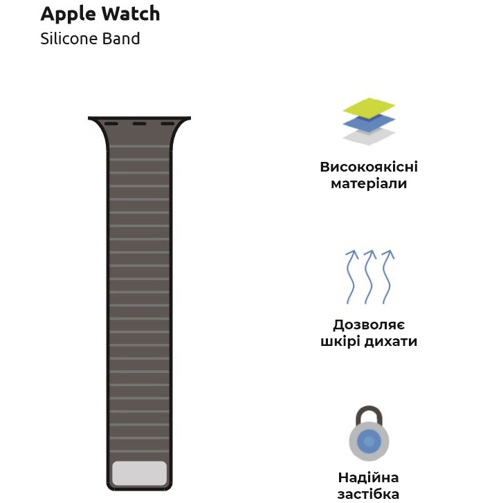 Ремешок ArmorStandart Ribbed для Apple Watch 42/44/45/49mm Pink (ARM51985) Совместимость Apple Watch 5 42mm/44mm, Apple Watch 3 42mm/44mm, Apple Watch SE 2022 44mm, Apple Watch SE 2020 42mm/44mm, Apple Watch 6 42mm/44mm, Apple Watch 4 42mm/44mm, Apple Watch 8 45mm, Apple Watch 7 45mm, Apple Watch Ultra 49mm