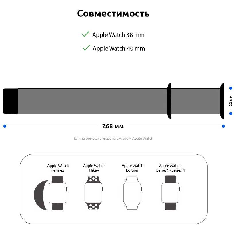 Ремешок Armorstandart Sport Band Apple Watch Dark Blue (ARM49074) Количество аксессуаров в комплекте 3