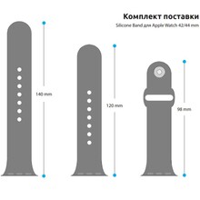 Ремінець ArmorStandart Sport Band (3 Straps) для Apple Watch 42/44/45/49mm Grey (ARM51950)