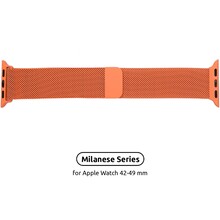 Браслет ArmorStandart Milanese Loop Band для Apple Watch All Series 42/44/45/49mm Orange (ARM55249)