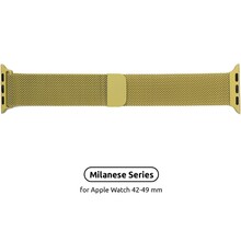 Браслет ArmorStandart Milanese Loop Band для Apple Watch All Series 42/44/45/49mm Yellow (ARM55261)