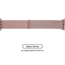 Ремінець ArmorStandart Nylon Band для Apple Watch All Series 42/44/45/49mm Pink Sand (ARM56052)