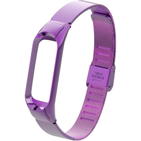 Браслет ArmorStandart Metal Flat Milanese Band для Xiaomi Mi Band 4/3 Purple (ARM55931) Браслет ArmorStandart Metal Flat Milanese Band для Xiaomi Mi Band 4/3 Purple (ARM55931)