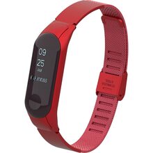 Браслет Armorstandart Flat Milanese Band для Xiaomi Mi Band 4/3 Red (ARM55932)