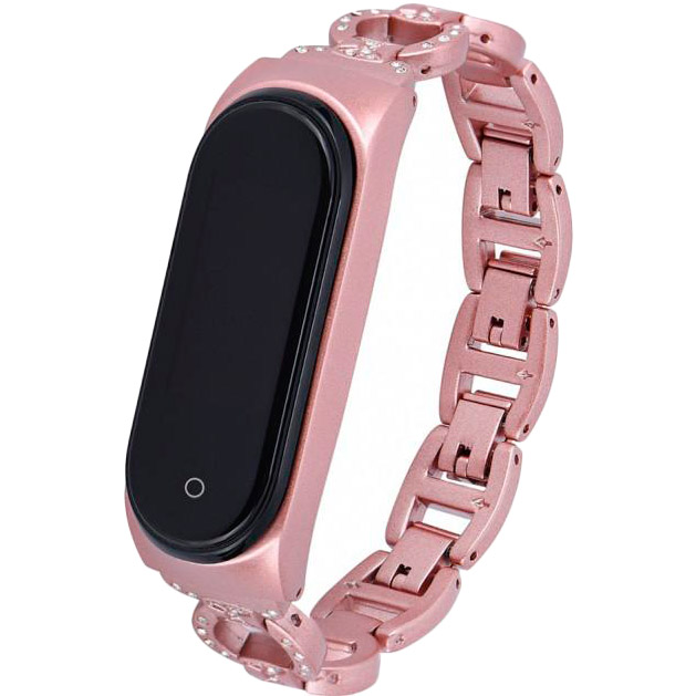 

Браслет XoKo Buckle для Xiaomi Mi Band 3/4 Pink (XK-XM-SDB-Pink), Mi Band 3/4 стразы Buckle Pink