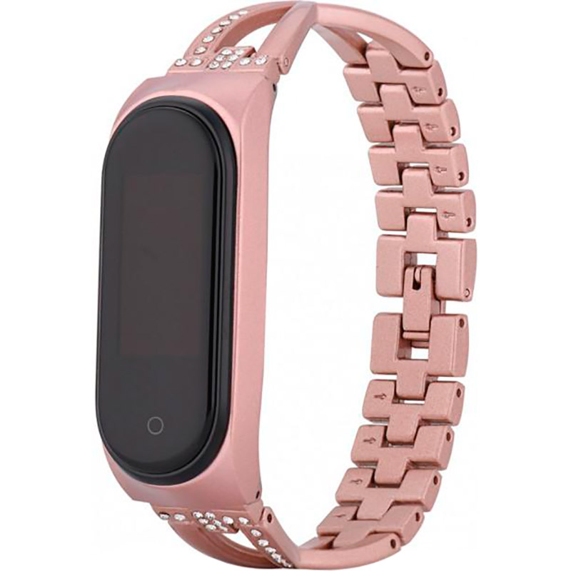 

Браслет XoKo для Xiaomi Mi Band 3/4 Pink (XK-XM-SD-Pink), Mi Band 3/4 стразы Pink