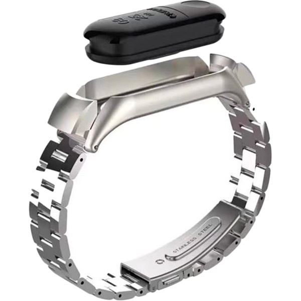 

Браслет XoKo для Xiaomi Mi Band 3/4 Silver (XK-XM-PR-Silver), Xiaomi браслет для Mi Band 3/4 металевий Silver