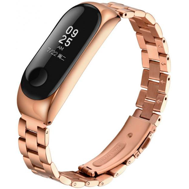 Браслет XoKo для Xiaomi Mi Band 3/4 Rose Gold (XK-XM-PR-Rose Gold) Браслет XoKo для Xiaomi Mi Band 3/4 Rose Gold (XK-XM-PR-Rose Gold)