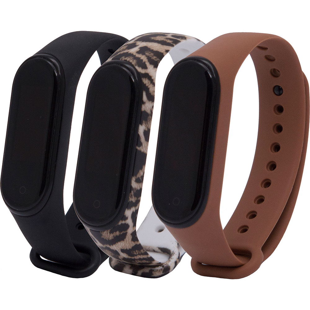 

Комплект ремешков для Xiaomi Mi Band 4/3 Black/ Brown/ Leopard (ARM56230), Xiaomi Mi Band 4/3 Desert Sage (ARM56230)