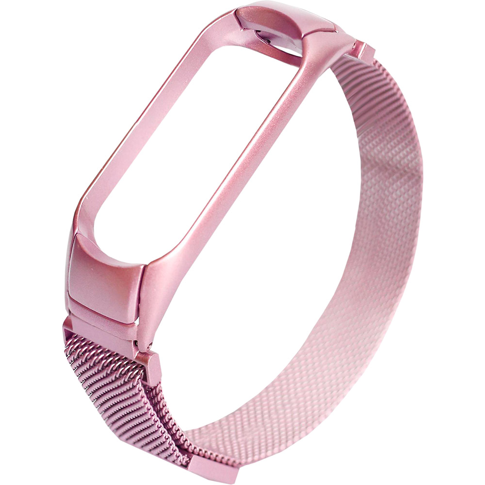 

Браслет XOKO Milanese Magnetic для Xiaomi Mi Band 3/4 Pink (XK-XM-NI-PNK), Ремінець для Mi Band 3/4 Milanese Magnetic Pink