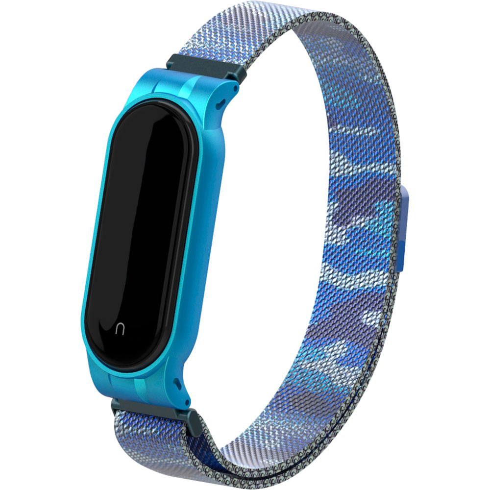 Браслет Armorstandart Milanese Magnetic Band для Xiaomi Mi Band 6/5 Khaki Blue (ARM56856) Тип браслет