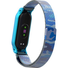 Браслет Armorstandart Milanese Magnetic Band для Xiaomi Mi Band 6/5 Khaki Blue (ARM56856)