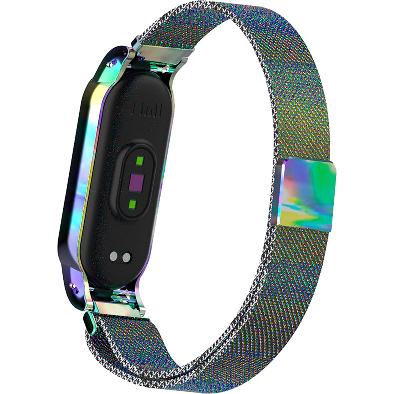 Браслет Armorstandart Milanese Magnetic Band для Xiaomi Mi Band 6/5 Rainbow (ARM56851) Матеріал цинковий сплав