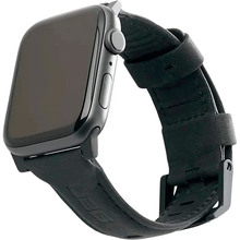 Ремешок UAG Leather Strap для Apple Watch 44/42 Black (19148B114040)