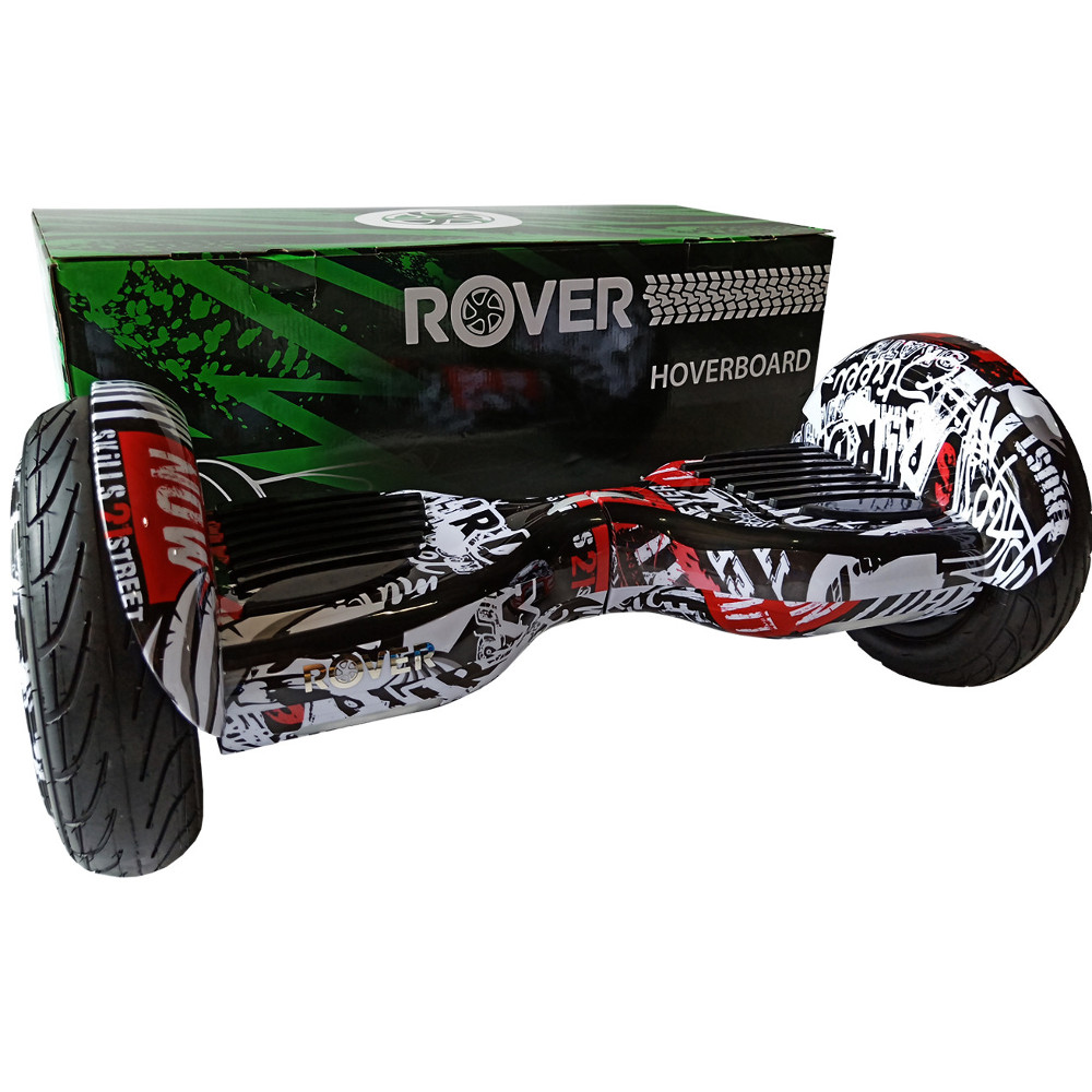 Фото Гіроборд ROVER XL6 10.5 Grafitti White-Red (382699)