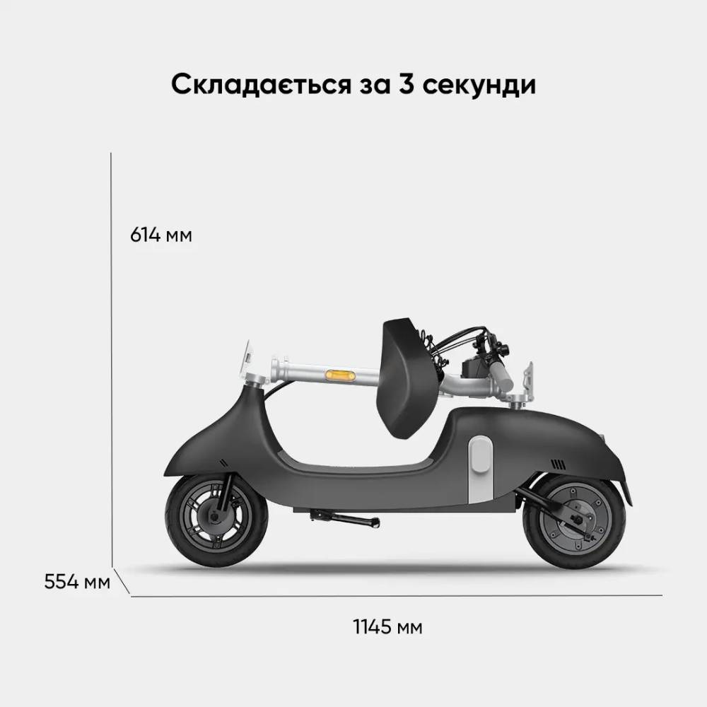 Внешний вид Электросамокат OKAI Ceetle PRO EA10C Black 10" (EA10C-B)