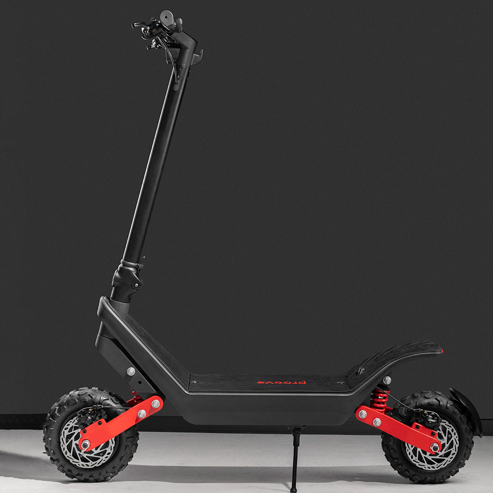Внешний вид Электросамокат PROOVE Model Dual Sport App Black/Red