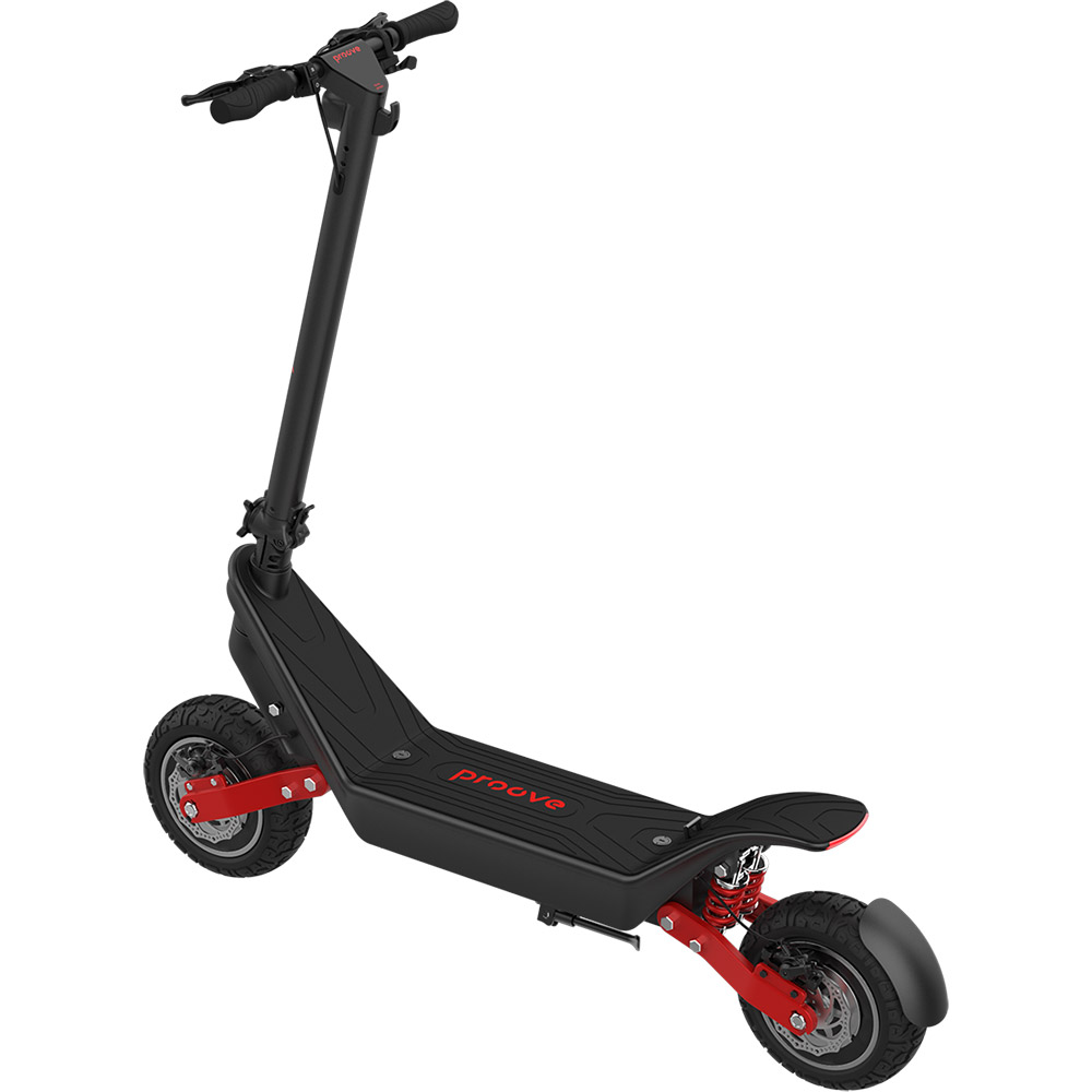 Электросамокат PROOVE Model Dual Sport App Black/Red Максимальная скорость, км/ч 50