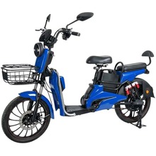 Электроскутер FORTE CLEO Синий + аккумулятор 12V15A/12А 5шт) (145155)