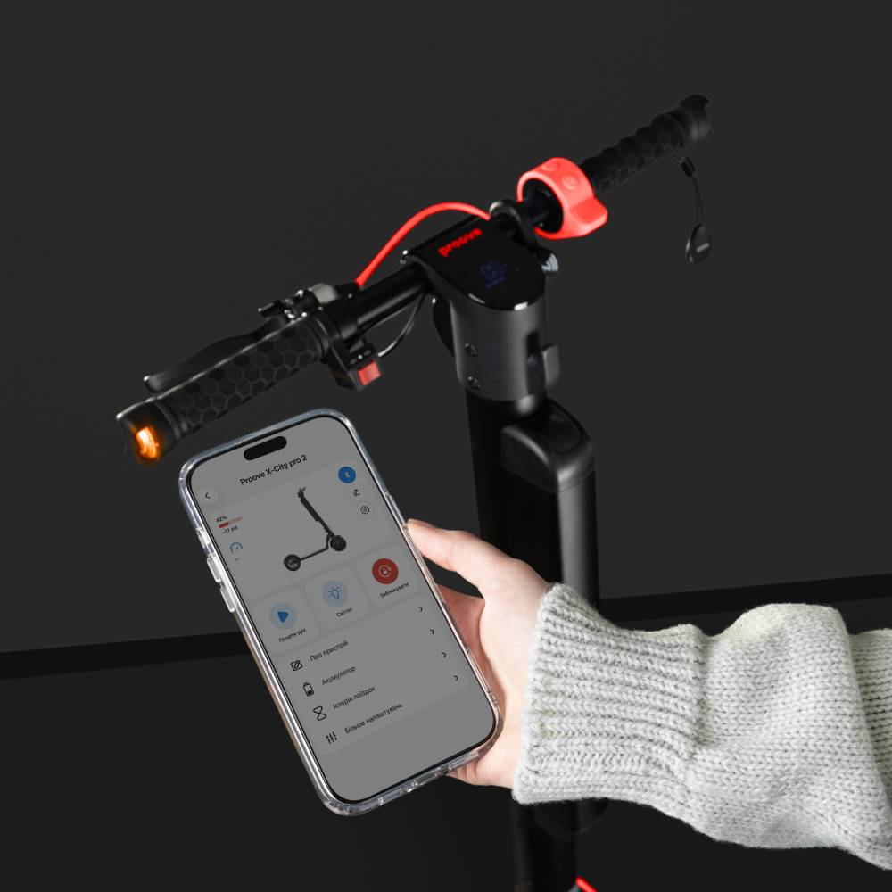 Обзор Электросамокат PROOVE Model X-City Pro 2 App 350W Black/Red (XCPN35025102)