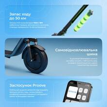 Електросамокат PROOVE Model Urban Plus 450W Black/Gray (URBP45035401)