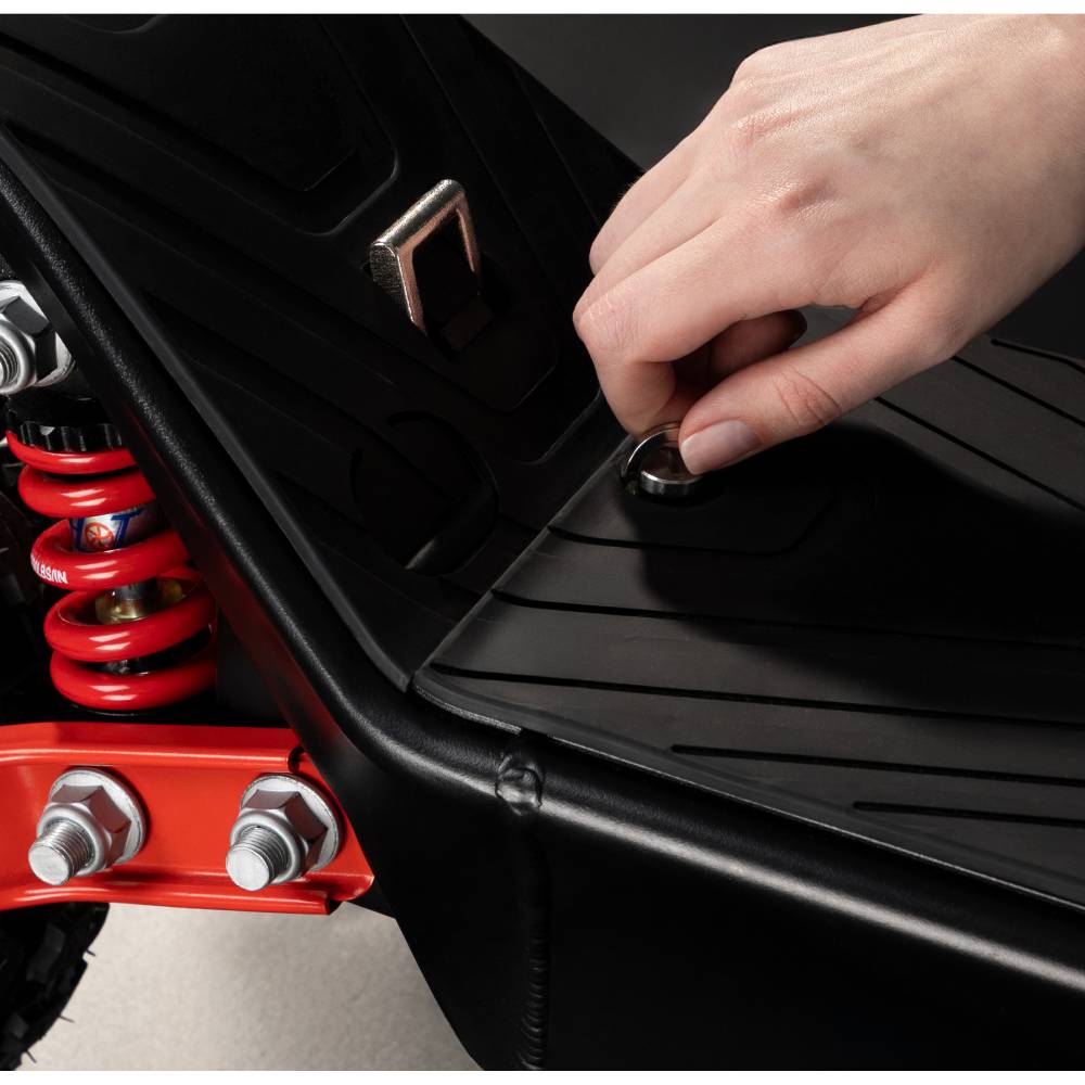 В Фокстрот Электросамокат PROOVE Model Dual Sport SE App 1200W Black/Red (DLSE24050302)