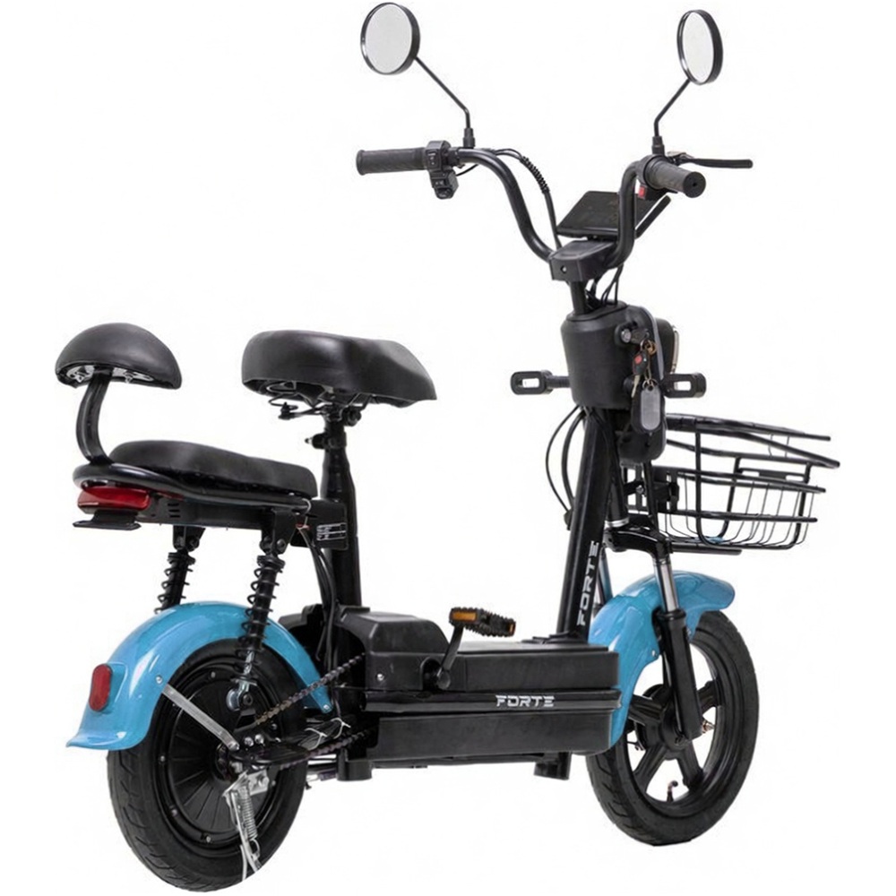 Электроскутер FORTE X1 Blue (151521) Запас хода, км 40