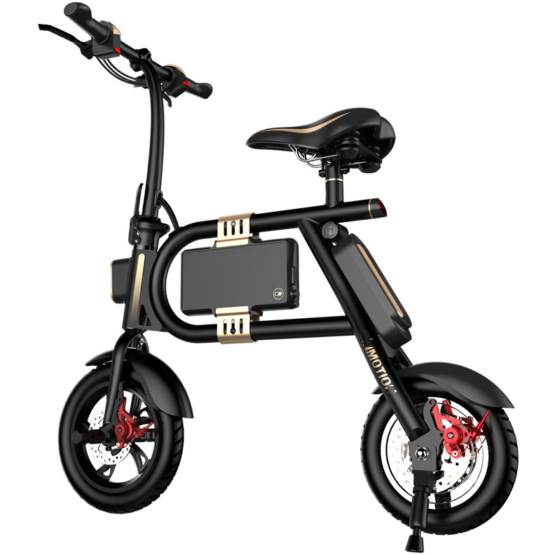 Електровелосипед INMOTION E-Bike P1 Black/Gold (High Version) IM-EBP1-HVBG Запас ходу, км 20