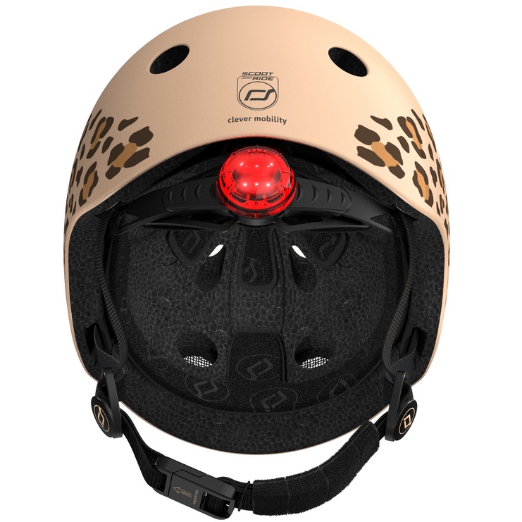 Шлем SCOOT&RIDE леопард (SR-181206-LEOPARD) Внешний вид Шлем SCOOT&RIDE леопард (SR-181206-LEOPARD)