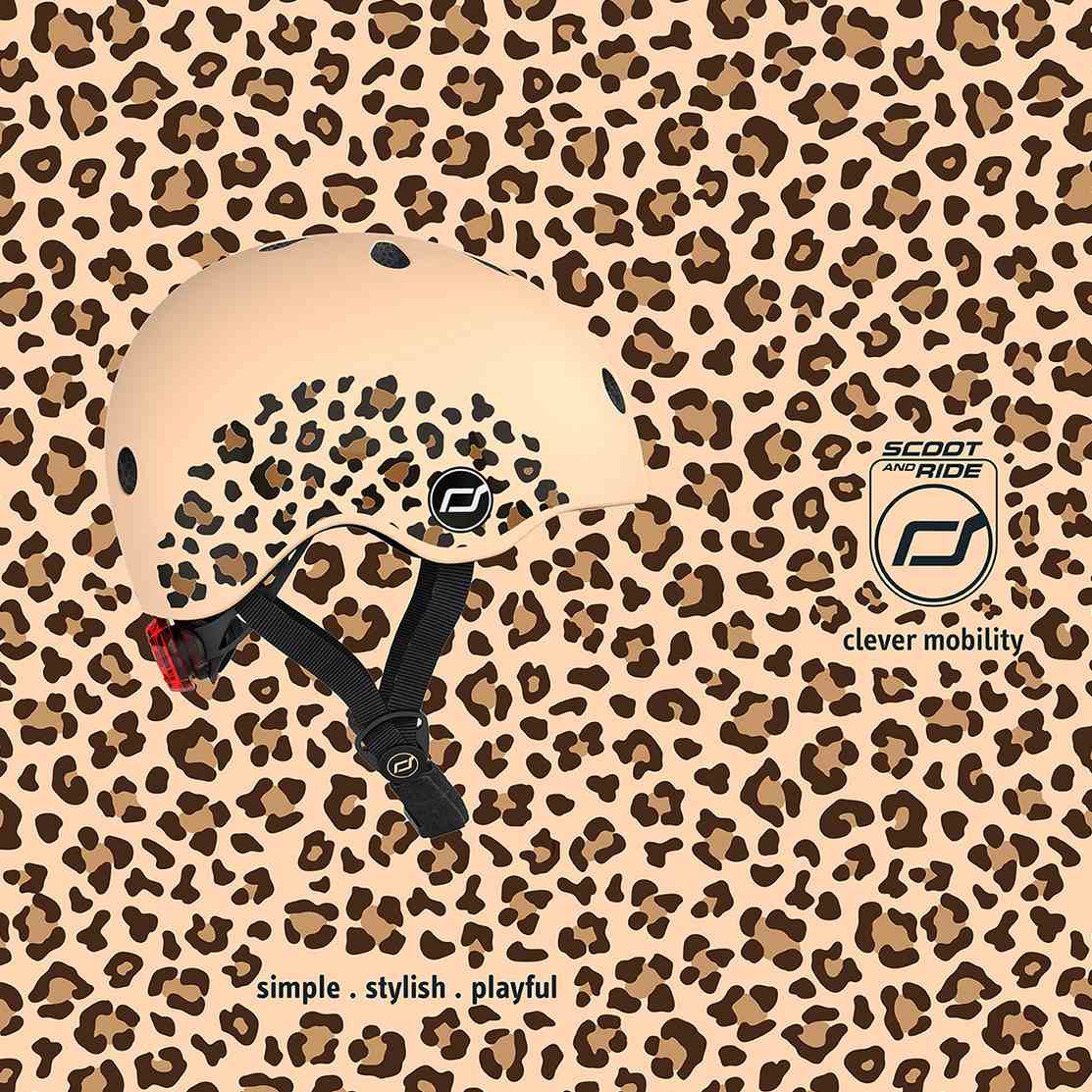 Шлем SCOOT&RIDE леопард (SR-181206-LEOPARD) Покупка Шлем SCOOT&RIDE леопард (SR-181206-LEOPARD)