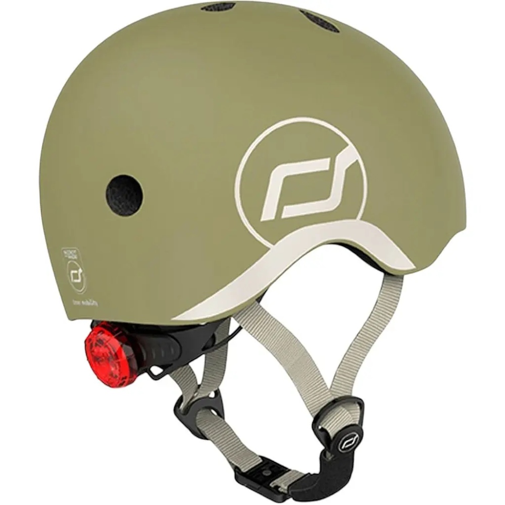 Шлем SCOOT&RIDE оливковый (SR-181206-OLIVE) Дополнительно с фонариком