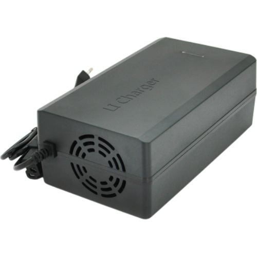 Зарядное устройство JINYI для аккумуляторов Li-ion 48V8A(54,6V),BOX (JN-4880-54680) Дополнительно Напряжение: 48V; Ток заряда: 8A; Штекер: 3-pin; Индикация; DC: 54,6V 8A