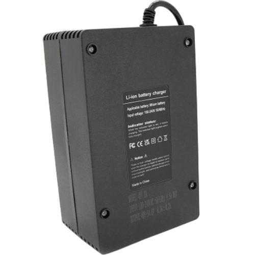 Зарядний пристрій VOLTRONIC для акумуляторів Li-ion 48V(54,6V) (YT-SL750-54608P) Розміри 220 x 122 x 86