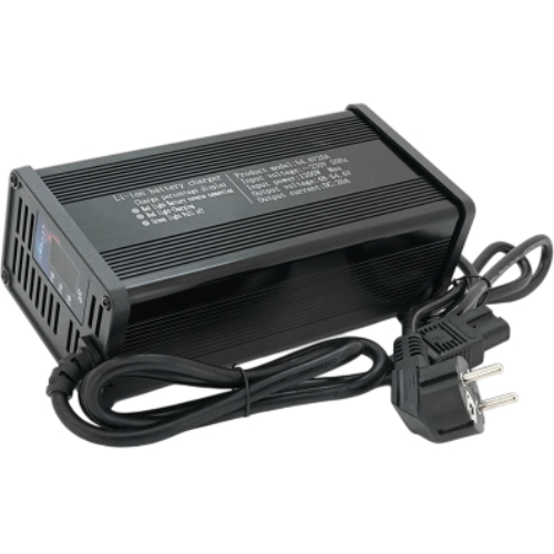 Зарядное устройство VOLTRONIC для аккумуляторов Li-ion 48V(54.6V) (YT-HYD-48200) Размеры 185 x 88 x 60