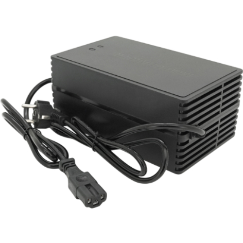 Зарядний пристрій VOLTRONIC для акумуляторів Li-ion 48V(58,8V) (YT-SL750-58808P) Додатково Сила струму: 8А; Потужність: 500 Вт; Індикація заряджання: LED-індикатор, який дозволяє відстежувати процес заряджання