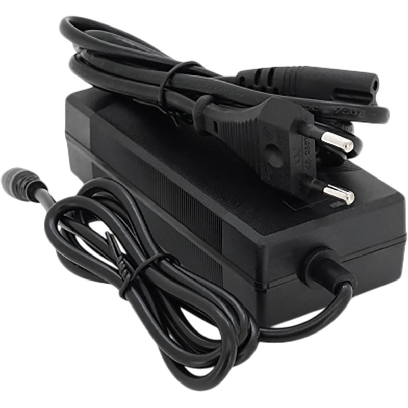 Зарядное устройство VOLTRONIC SJT-65E для аккумуляторов Li-ion 36V2A(42V) (YВ-100W-42V2A) Дополнительно Рабочий диапазон: 90 ~ 264В переменного тока; Номин. входная частота: 50/60 Гц (47 ~ 63 Гц); Номин. входной ток: 0,2 А макс.; Выходной ток: 42V 2A; Штекер 5,5х2,5мм; Пульсация и шум: менее 200 МВ P-P; Скорость линейного регулирования ± 0,5% макс