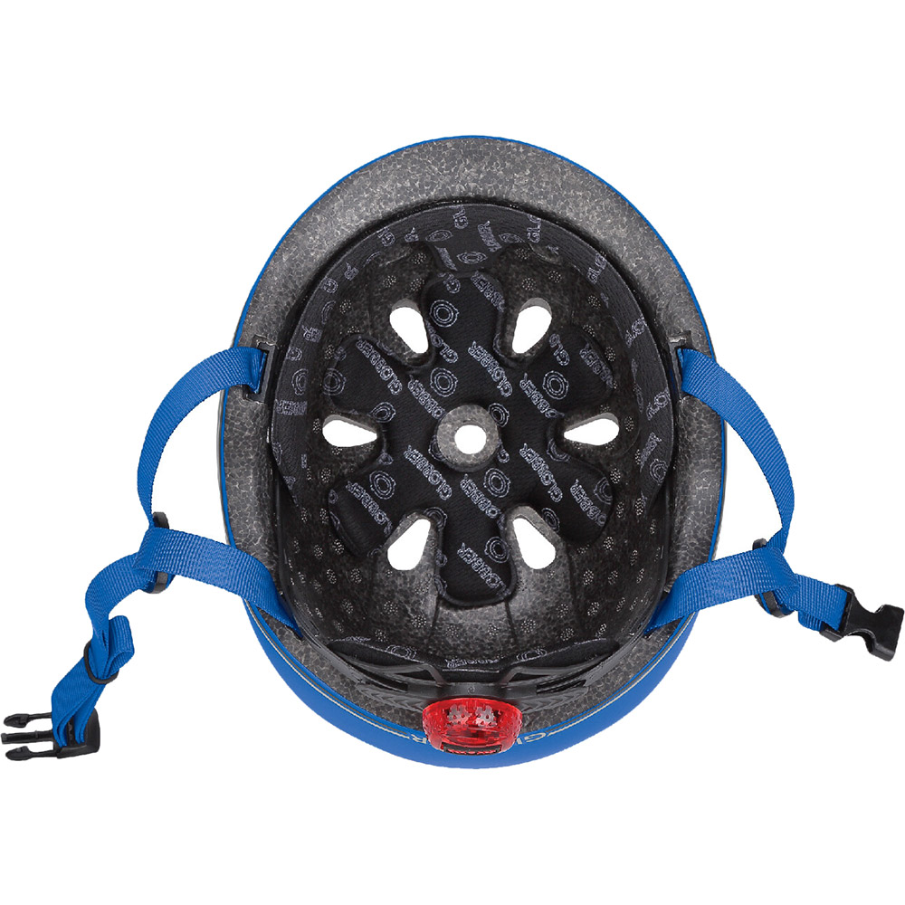 Фото 4 Шолом GLOBBER EVO LIGHTS 45-51 см XXS/XS Blue з ліхтариком (506-100)