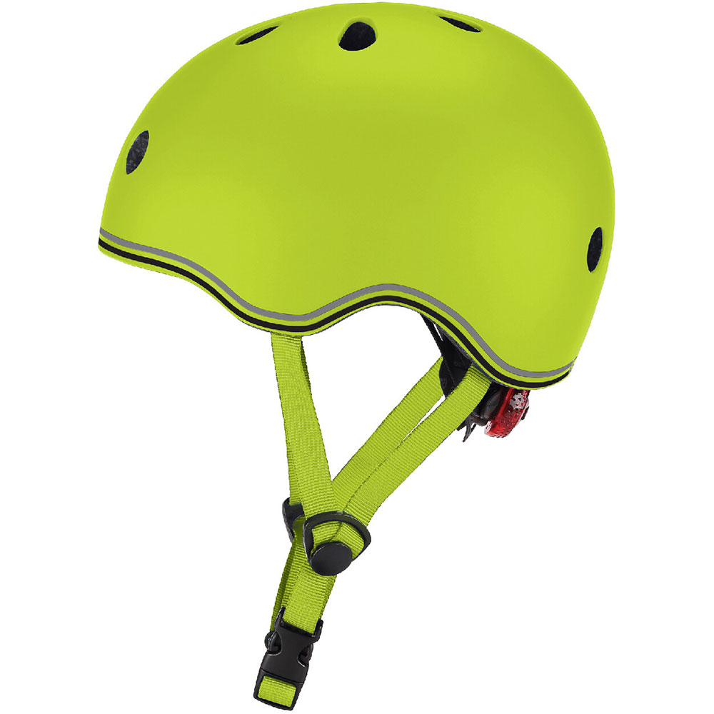 Шлем GLOBBER EVO LIGHTS 45-51 см XXS/XS Green с фонариком (506-106) Шлем GLOBBER EVO LIGHTS 45-51 см XXS/XS Green с фонариком (506-106)