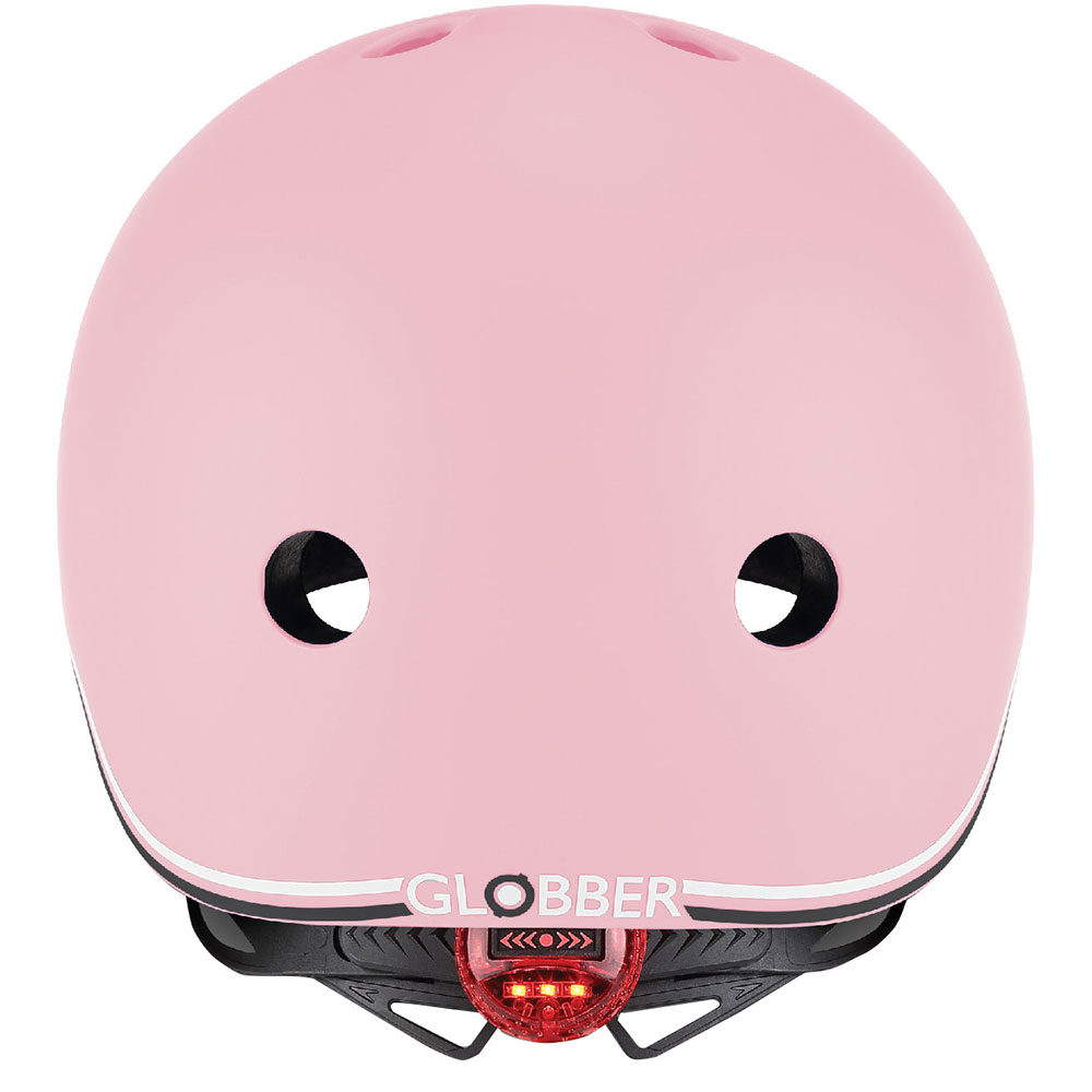 Шлем GLOBBER GO UP LIGHTS XXS/XS Pink с фонариком (506-210) Размеры 450 - 510